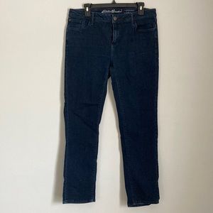 Eddie Bauer slightly curvy slim straight jeans